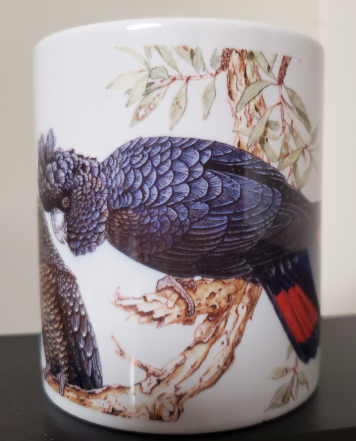 Red-tailed Black Cockatoo - Ceramic Mug