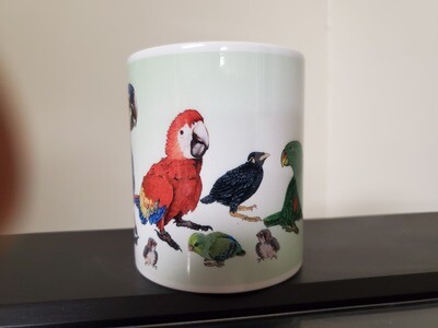 Baby Birds by Wayne Smythe  - Ceramic Mug