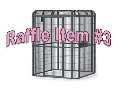 Super 8 Raffle Ticket
Prize #3 Large Walk-in Cage