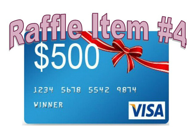 Super 8 Raffle Ticket
Prize #4 $500 Visa Card Super 8 Raffle Ticket
Prize #4 $500 Visa Card
