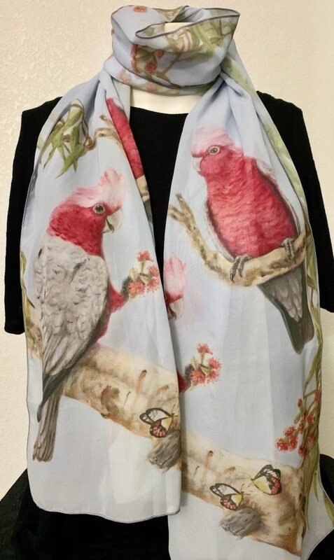 Galah (Rose-breasted Cockatoo) Scarf (Woman's)