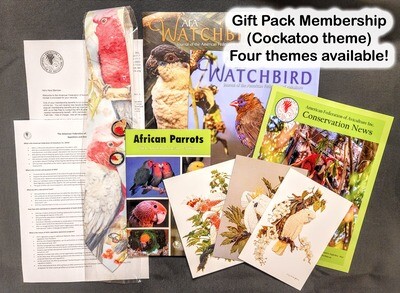 Christmas Bird Owner Gift Pack, membership and gifts