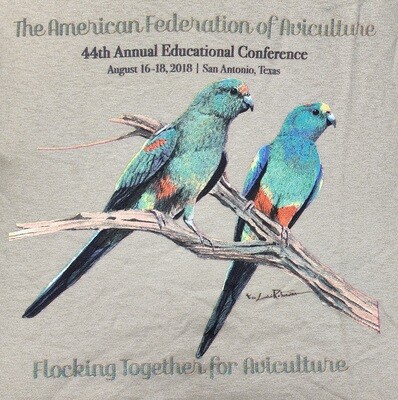 Mulga (Many Colored) Parakeet T-Shirts