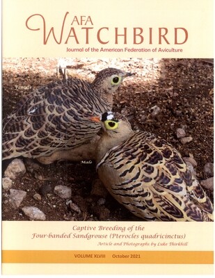 AFA Watchbird Journal Volume 49, Volume XLVIII, October 2021