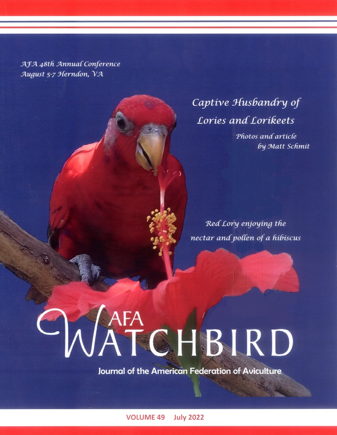 AFA Watchbird Journal  Volume 49, July 2022