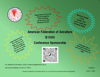 Sponsorship Registration for the AFA 2024 Educational Conference, Costa Mesa, CA