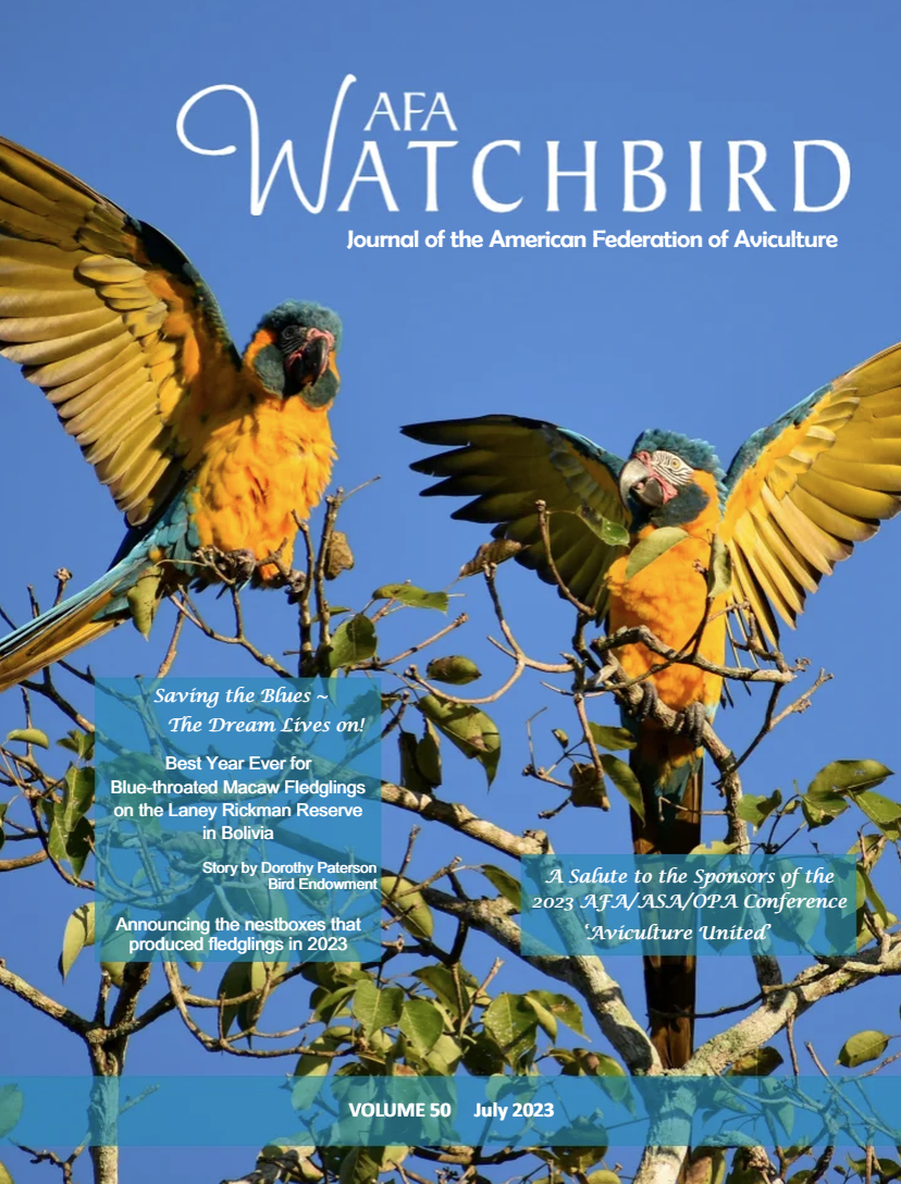 AFA Watchbird Journal  Volume 50, July 2023