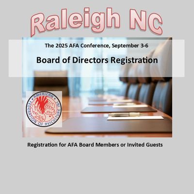 2025 Board of Directors & Guests, Conference/Attendance Registration