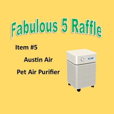 Fabulous 5 Raffle Ticket Prize #5 Austin Air Health Mate donated by ABC Birds and Kiko's Toy Chest