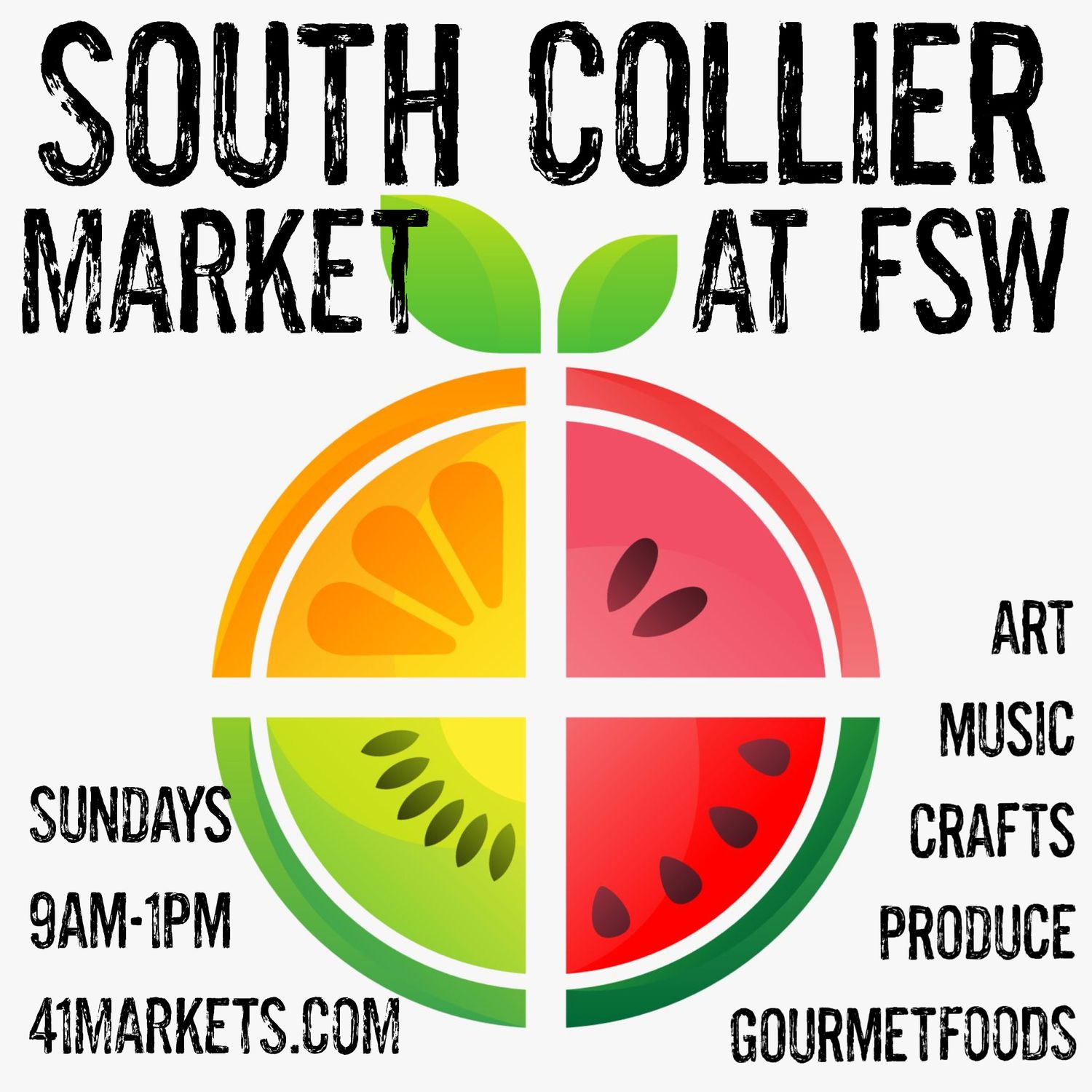 Application Fee S Collier Market SUNDAYS non-Refundable