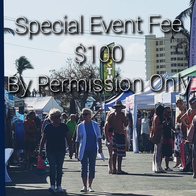 Drop In Market Fee By Permission ONLY (non-refundable)