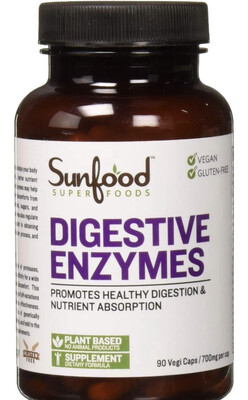 digestive enzymes 90 capsules , sunfood