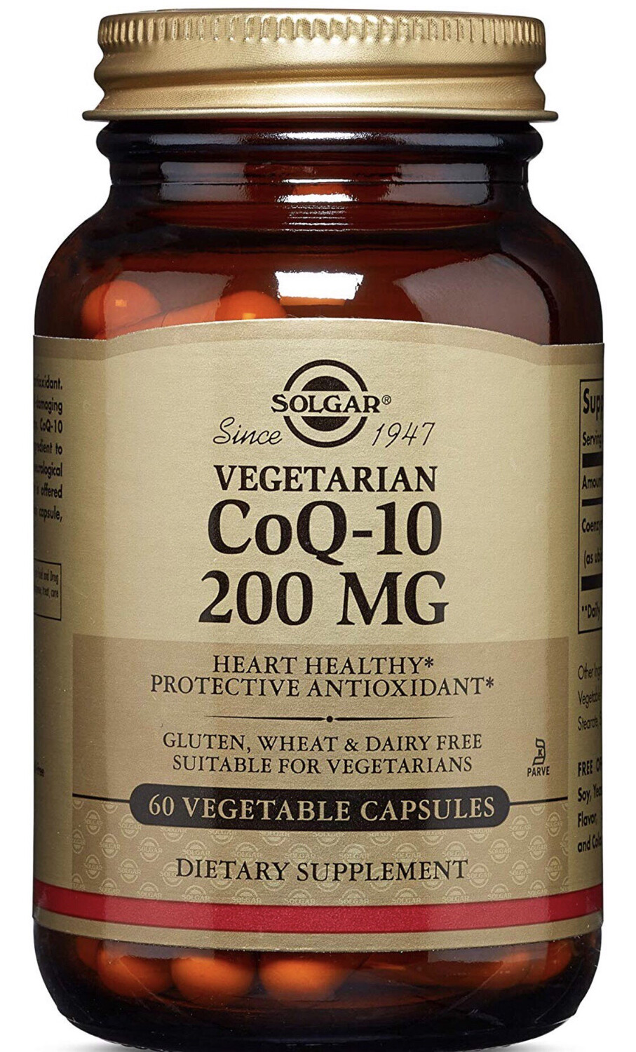 Coenzyme Q10 200 mg 60 vegan capsules, solgar