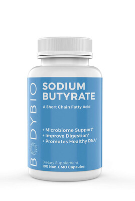 sodium butyrate 100 capsules, bodybio