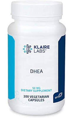 DHEA 50mg 100 capsules, Klaire labs 