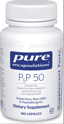 p-5-p 50mg 180 capsules, pure encapsulations