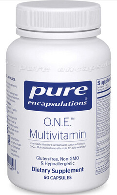 O.N.E multivitamin ONE 60 capsules, pure encapsulations