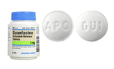 guanfacine er 1mg 100 tablets, apotex 