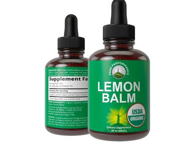 lemon balm, peak performance 2oz