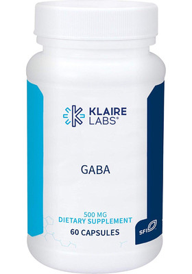 GABA 500mg 60 capsules, Klaire labs