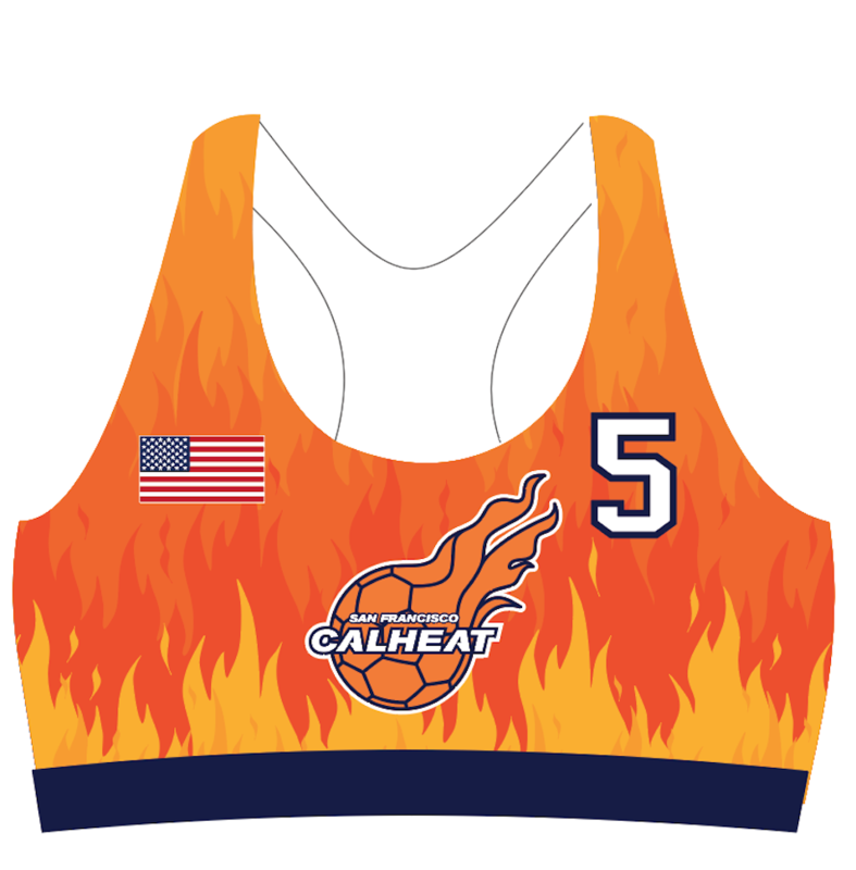 San Francisco CalHeat Sports Bra Uniform Top