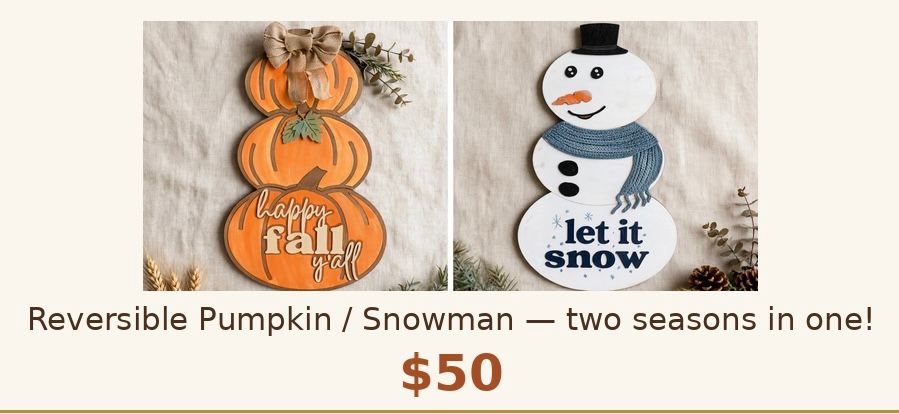 Paint Party Pumpkin/Snowman