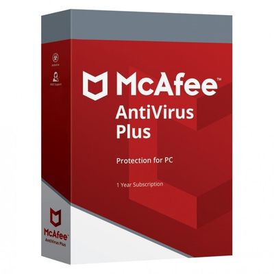 McAfee AntiVirus Plus - 10 uređaja 1 godina