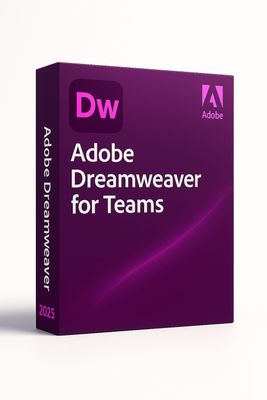 Adobe Dreamweaver for Teams  - 1 uređaj 1 godina