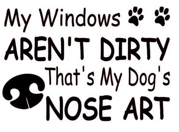 Dog's Nose Art Decal