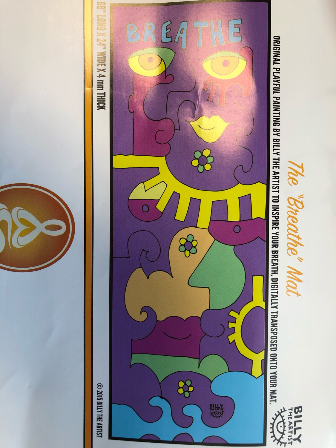 Breathe --Spiritual Revolution Yoga Mat