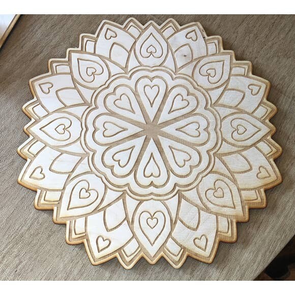 Love Crystal Grid 8 inches