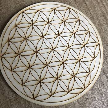 Flower of Life Crystal Grid 4 inches