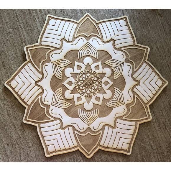 Mandala #1 Crystal Grid 6 inches