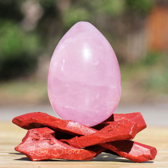 Rose Quartz Yoni Egg Gemstone