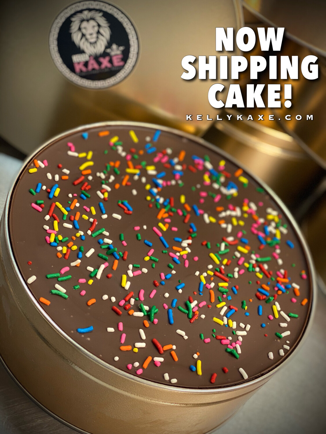 CHOCOLATE BIRTHDAY CAKE ***SHIPS 12/06/22