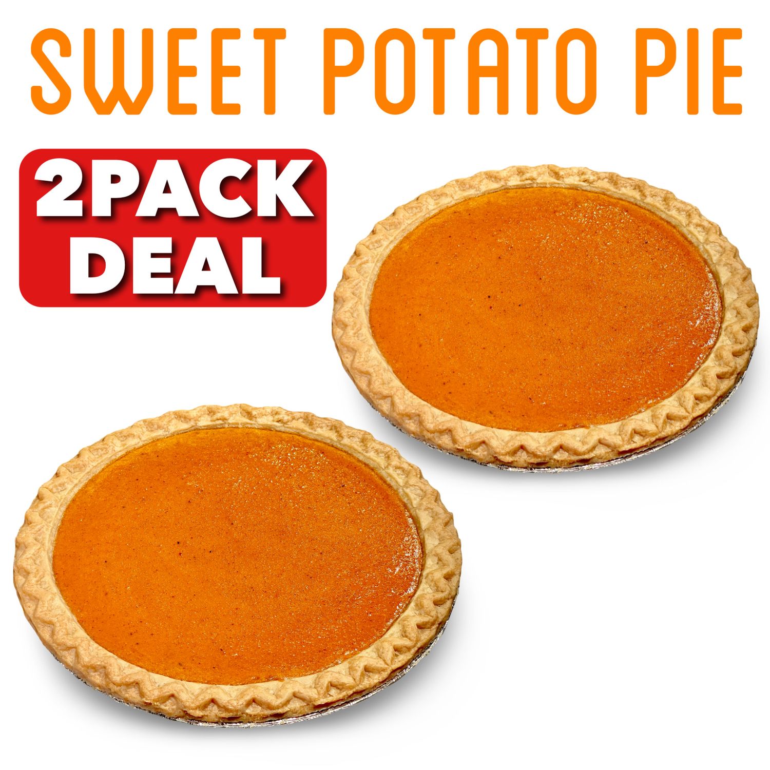 Kelly’s Buttery 9” Sweet Potato Pie