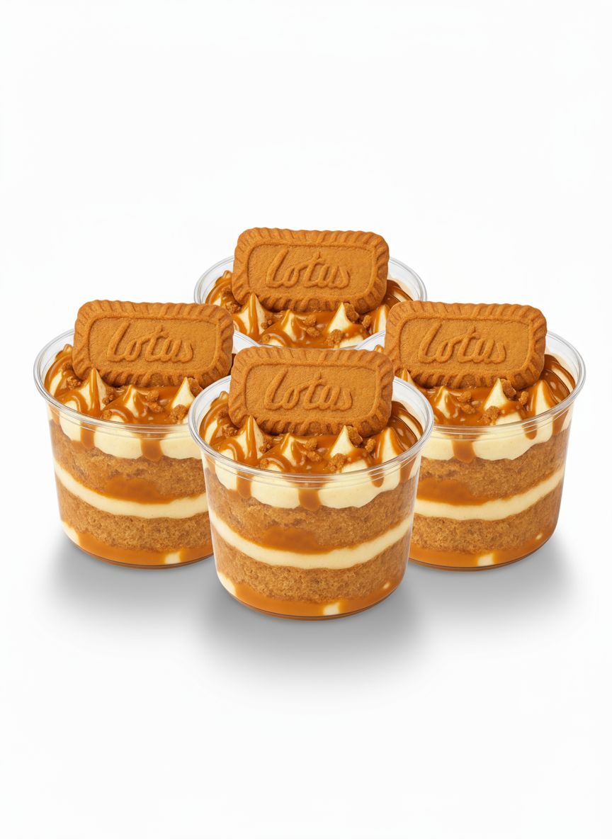4-PACK BISCOFF COOKIE BUTTER LUXE CUP***Ships By 10/21/25