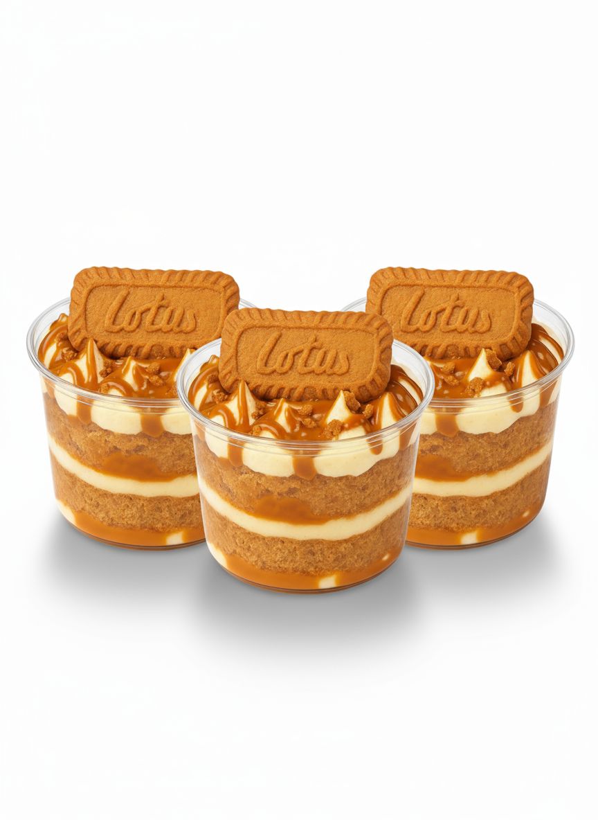4-PACK BISCOFF COOKIE BUTTER LUXE CUP