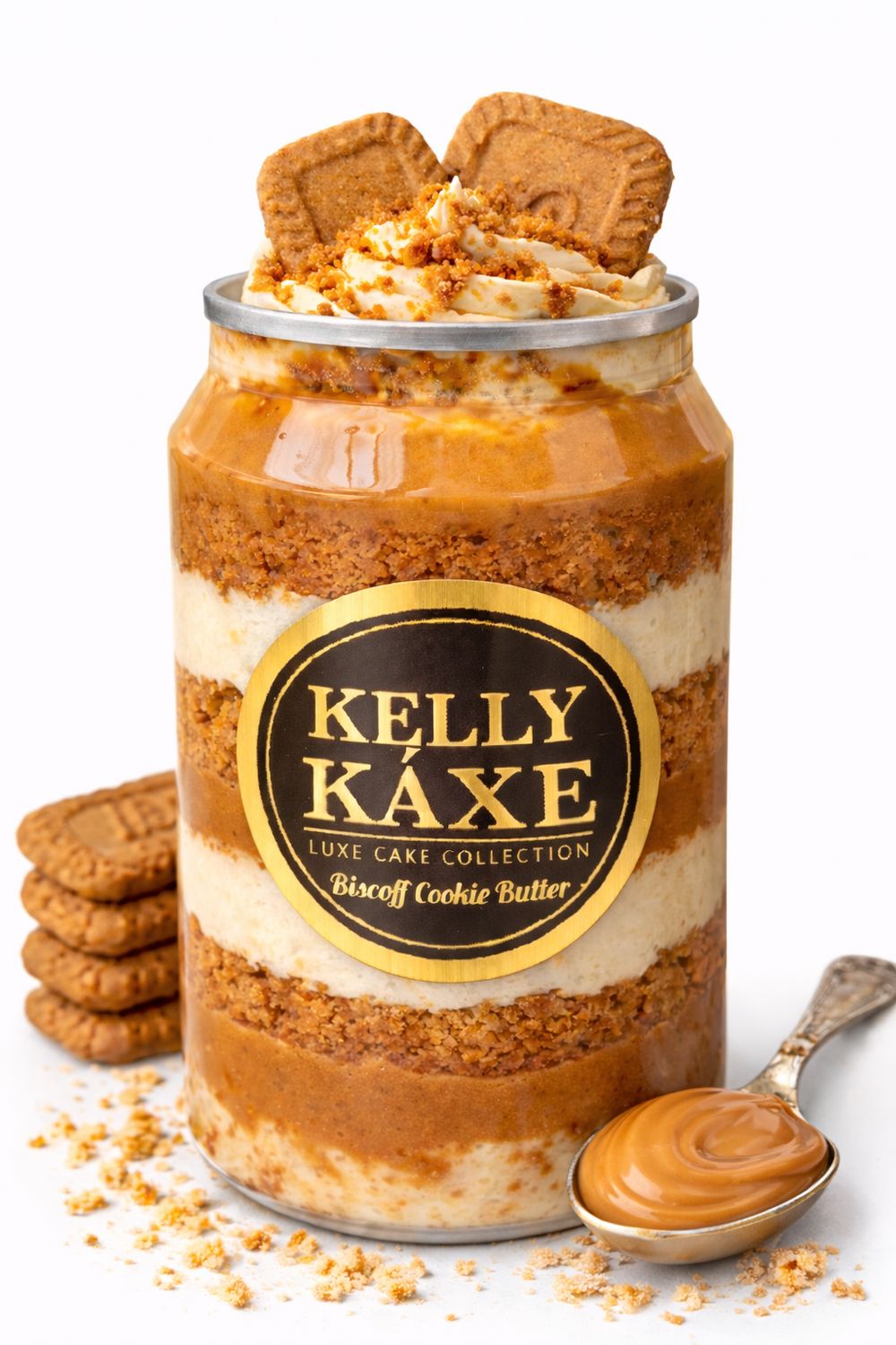 BISCOFF COOKIE BUTTER 4-PACK CAN KÁXE***SHIPS BY 03/10/26