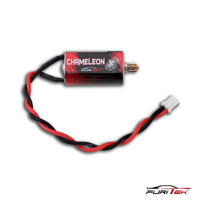 Furitek SCX24 Chameleon Brushed Motor w/Motor Mount &amp; Pinion (80T)