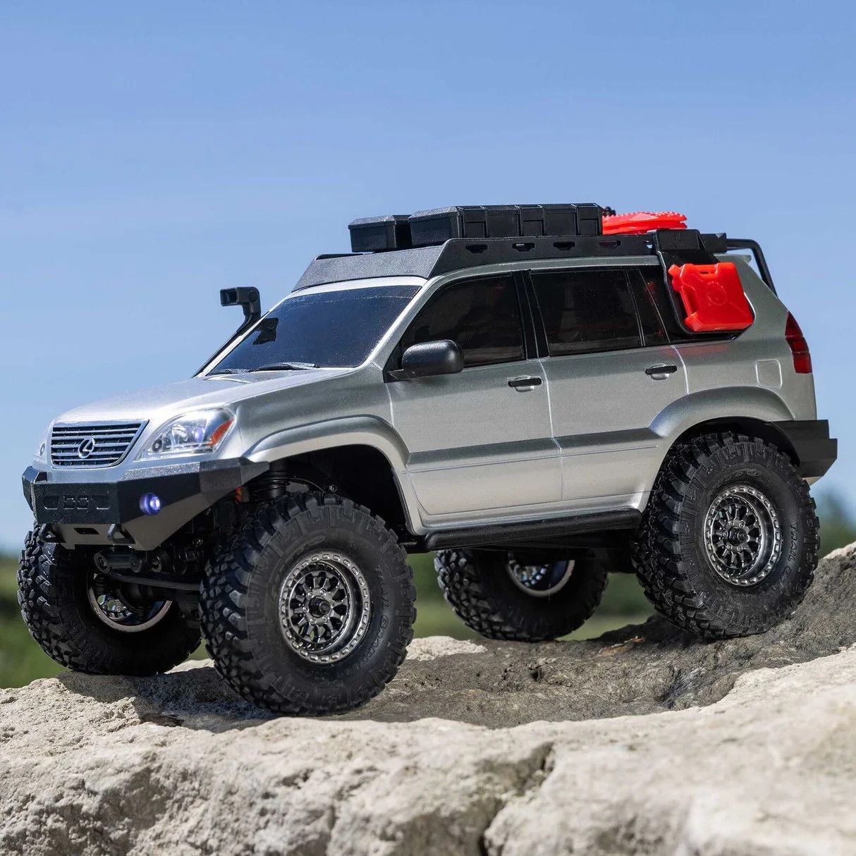 1/24 SCX24 Lexus GX 470 4X4 Rock Crawler RTR, Silver