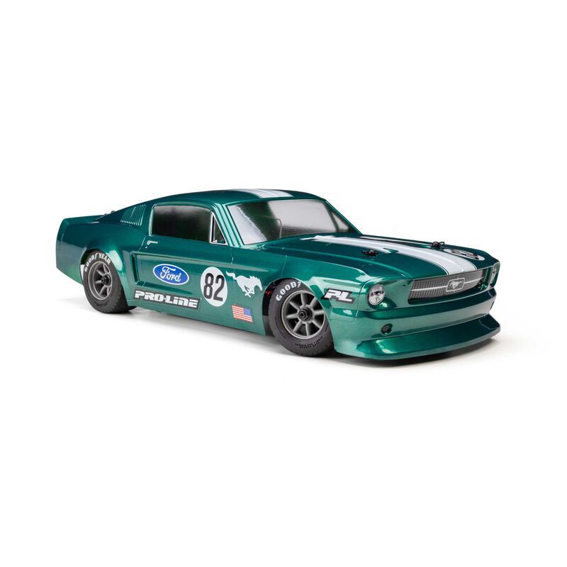 1/12 Pre-Cut 1968 Ford Mustang Clear VTA Body: Losi NASCAR®