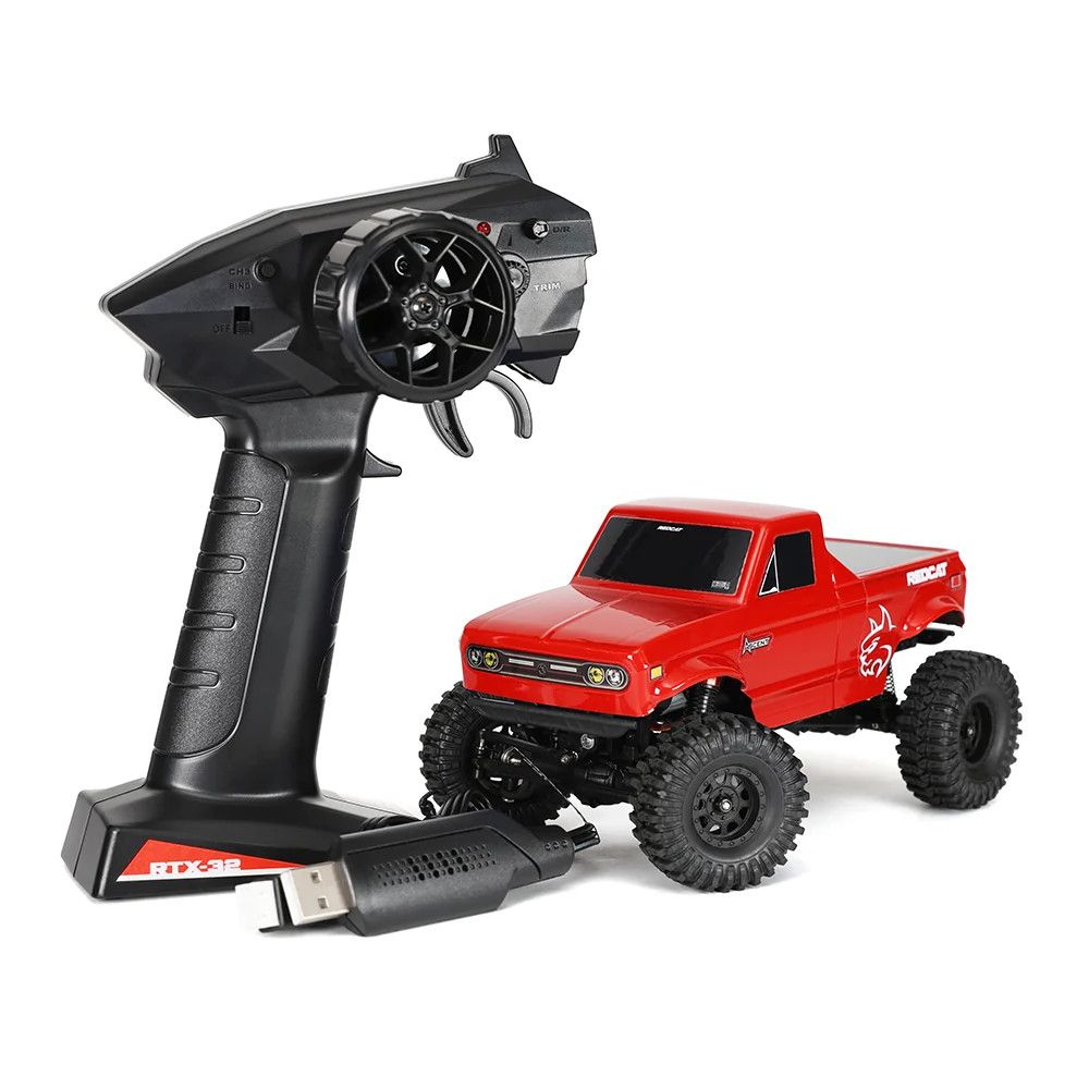 Redcat Ascent-32 V2 1/32 4WD RTR Rock Crawler (Red)