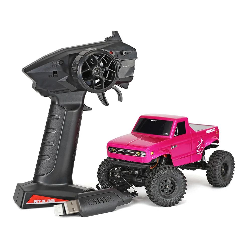 Redcat Ascent-32 V2 1/32 4WD RTR Rock Crawler (Pink)