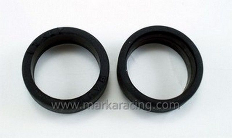 Marka V15 Mini-Z RCP Rubber Front Tire LOW PROFILE 25° - Medium (2Pcs)