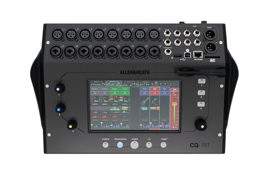 Allen &amp; Heath CQ-18T – Mikser cyfrowy 96kHz z ekranem