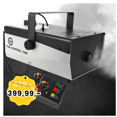 LIGHT4ME FOG CONTROL 1500 TIMER profesjonalna wytwornica dymu mgły pilot bezprzewodowy LIGHT4ME FOG CONTROL 1500 TIMER profesjonalna wytwornica dymu mgły pilot bezprzewodowy