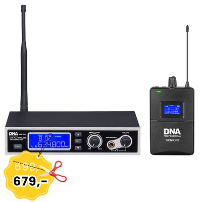 DNA SIEM ONE profesjonalny douszny odsłuch bezprzewodowy stereo system monitorowania dźwięku DNA SIEM ONE profesjonalny douszny odsłuch bezprzewodowy stereo system monitorowania dźwięku