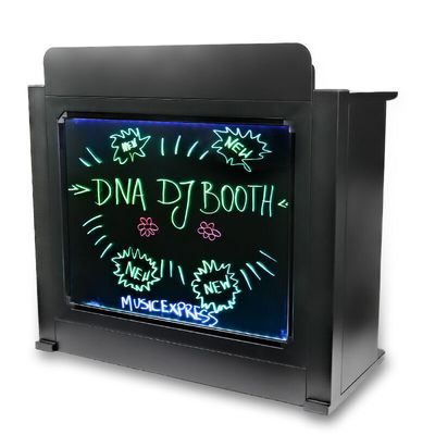 DNA DJ BOOTH BK stół stanowisko DJ podświetlana tablica LED RGB
