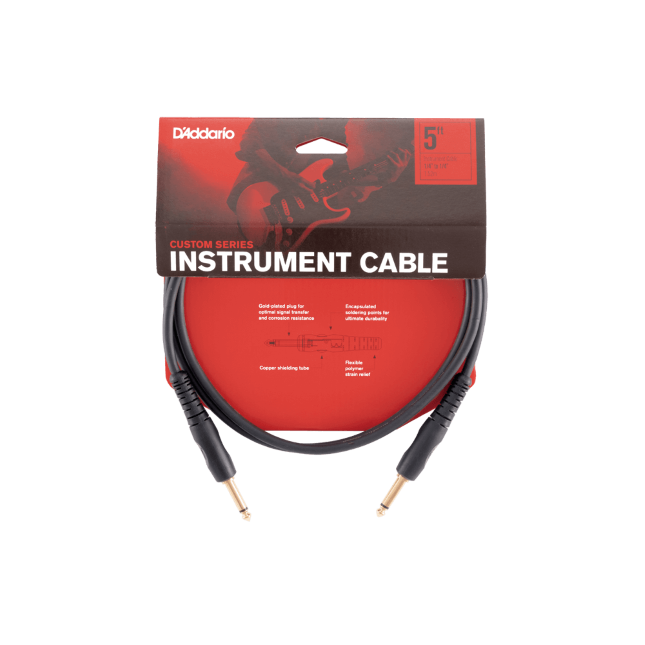 D'Addario PW-G-10 Custom Series - Kabel instrumentumentalny (3 m)